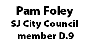 pam foley sj city council member d 9 logo